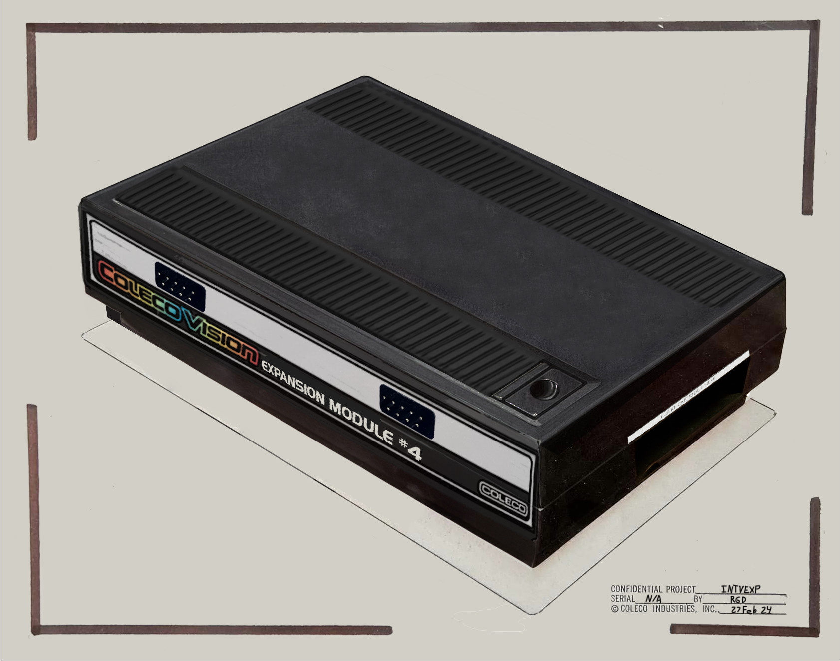 ColecoVision Expansion Module 4 Intellivision Version 1 Art